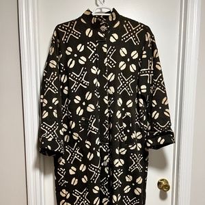 Woman’s Mud Cloth Coat